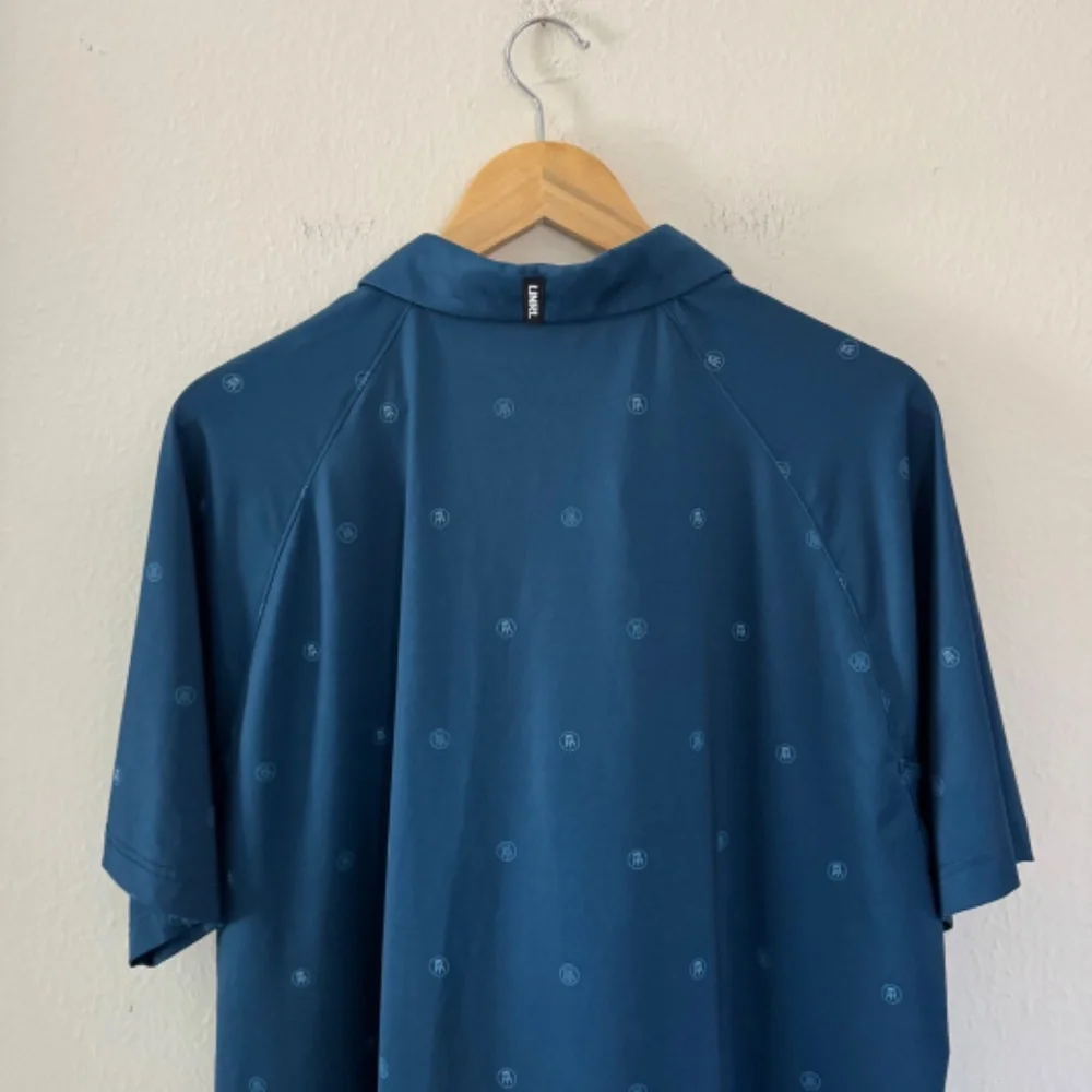 UNRL Barstool Sports Performance Polo Men's XL Blue Golf Casual